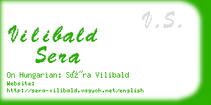 vilibald sera business card